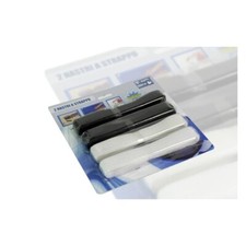 NASTRO VELCRO BIANCO NERO STRAPPO CHIUSURA FISSAGGIO MM 20 X 2 MT NON ADESIVO