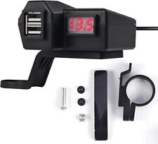 CARICATORE MOTO PORTATILE CON DOPPIA PRESA USB CONNETTORE IMPERMEABILE 5V 3.1A