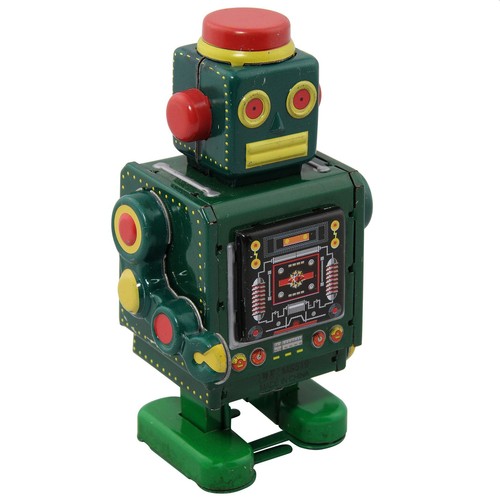 Robot green - green, in