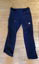 Pantalone Mammut Uomo Courmayeur SO 36 Regular, Blu Marino Softshell Escursionismo Alpino