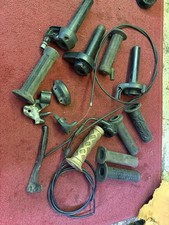 LOTTO Gas USATO E Nuovo DOMINO Scooter Con Aria Minarelli Piaggio Manopole