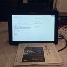 SIMRAD GO12 XSE SONAR RADAR UNITÀ PRINCIPALE MULTIFUNZIONE FISHFINDER CHARTPLOTTER