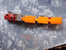 trenino latta western anni 70 con carica a molla funzionante - campanella mancan