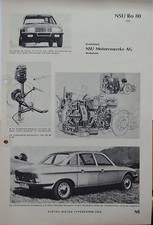 Scheda tecnica NSU Ro 80