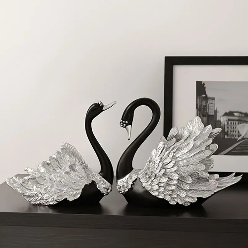 2pz statua cigno personaggi - 2pz,