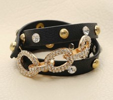 Donna Cinturino IN Pelle Nero