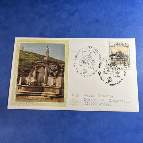 Busta primo giorno fdc genzano - primo,