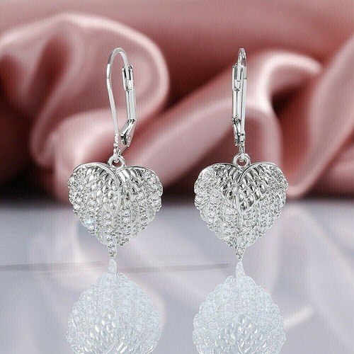 Orecchini donna goccia cuore
