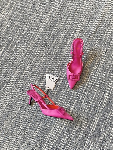 Scarpe corte zara - zara, fucsia
