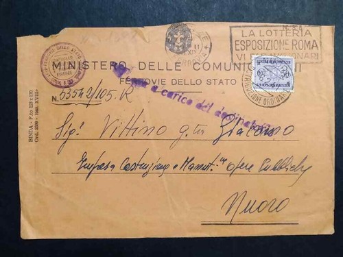 Busta italia regno ministero - busta,
