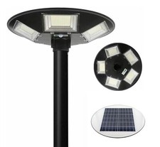FARO LAMPIONE STRADALE SOLARE LUCE FREDDA ESTERNI SENSORE MOVIMENTO 150W 250W