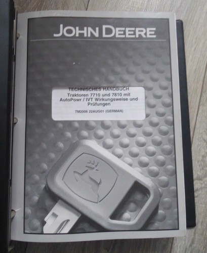 Manuale officina john deere - john,