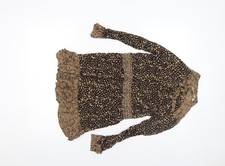 Zara Mini Abito Donna Beige