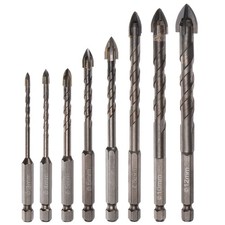 Set 8 pezzi punte da trapano