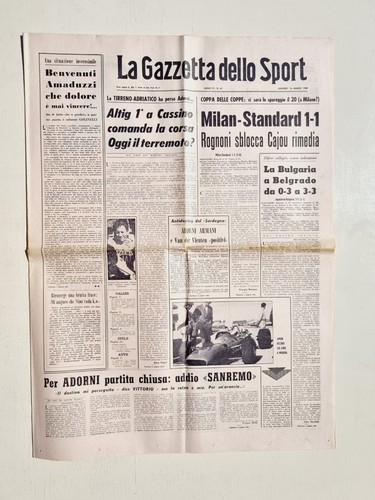 Gazzetta dello sport - 14, marzo
