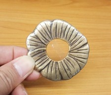 Rubinetto da giardino ottone BASE COSMOS fiore statuina rubinetto acqua vintage casa esterno