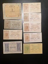 Lotto banconote italiane - lotto,