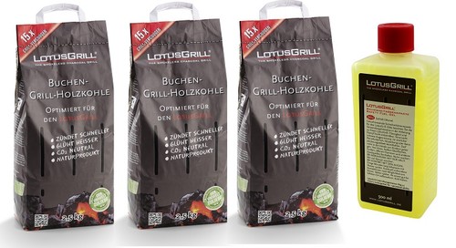 Lotusgrill carbone faggio - carbone, di