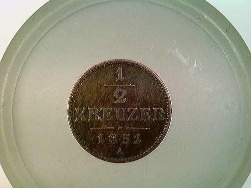 Münze kreuzer 1851 a - münze,,