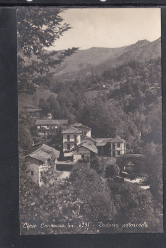 Cartolina corio canavese - corio,