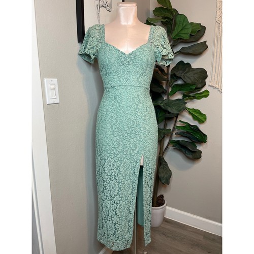 Abito midi pizzo - zara, come
