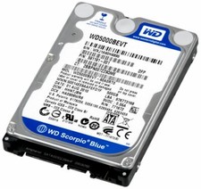 Disco Rigido WD Blue Scorpio WD5000BEVT 500GB 5400U/Min SATA II 8MB 2.5''