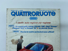 RIVISTA QUATTRORUOTE ANNATA 1991 MARZO- GIORNALE LIBRO
