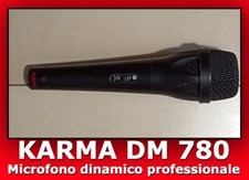 MICROFONO KARMA DM 780 con 4 prolunghe connettore XLR musica conferenze