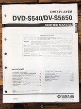 Yamaha DVD-S540 DV-S5650