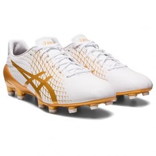 Scarpe Rugby ASICS Menace 4 Bianco Oro Puro 2E Taglie 24-29 cm dal Giappone