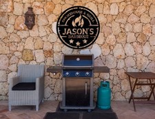 Insegna Barbecue in Metallo