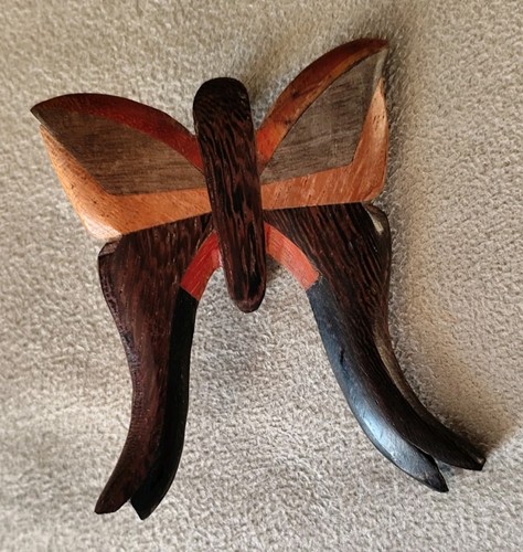 Vintage spilla legno - vintage,