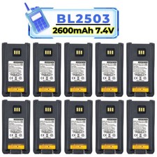 Batteria 10PZ BL2503 2600mAh per Hytera PD702 PD782 PD785 PD982 PD985 con Type-C