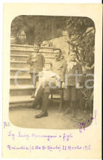 1916 BRINDISI Villa DI MENTO - Luigi MARANGONI  e figli *Foto cartolina