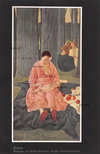 Madre felice casorati 1937 - madre,