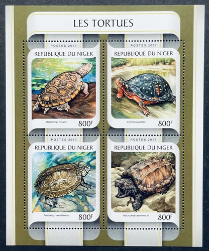 Foglio francobolli tartarughe - foglio,