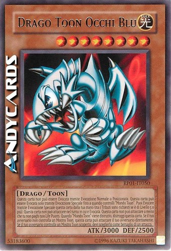 Drago toon occhi blu - drago,