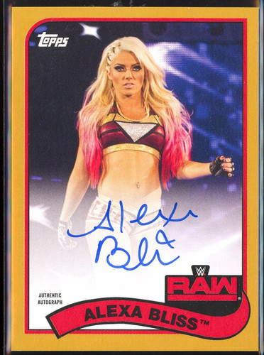 2018 topps heritage wwe alexa - heritage,