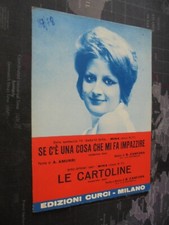 Spartito Musicale: Mina SE C'E' UNA COSA CHE MI FA IMPAZZIRE + LE CARTOLINE