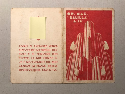 Tessera onb la - onb, o.n.b
