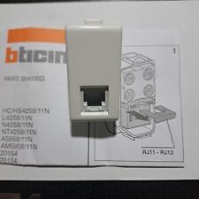 BTICINO MATIX PRESA TELEFONICA RJ11 AM5958/11N ORIGINALE