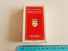CARTE DA GIOCO MILANESI DAL NEGRO SIGILLATE VINTAGE ORIGINAL PLAYING CARDS NEW
