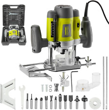 Fresatrice Verticale 1200W per Legno Con, Con Set 12 Frese Con Valigetta