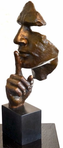 Statua bronzo busto testa - statua, in
