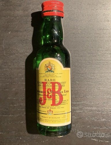 Mignon whisky anni - j&b,