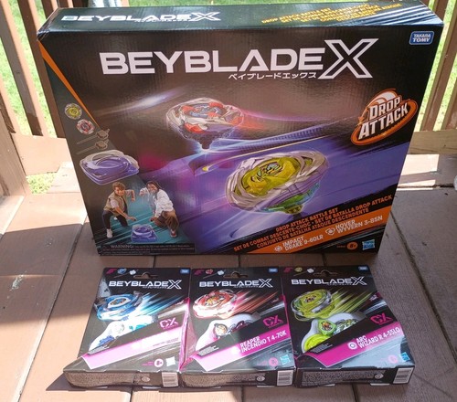 Beyblade drop attack battle - beyblade, x
