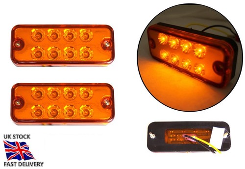 12v led orange side - 2x,