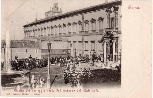Roma uscita del - del, corteggio
