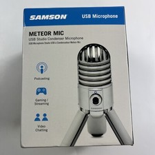 Samson Meteor Mic USB Microfono a Condensatore da Studio per Registrazioni Domestiche Podcasting