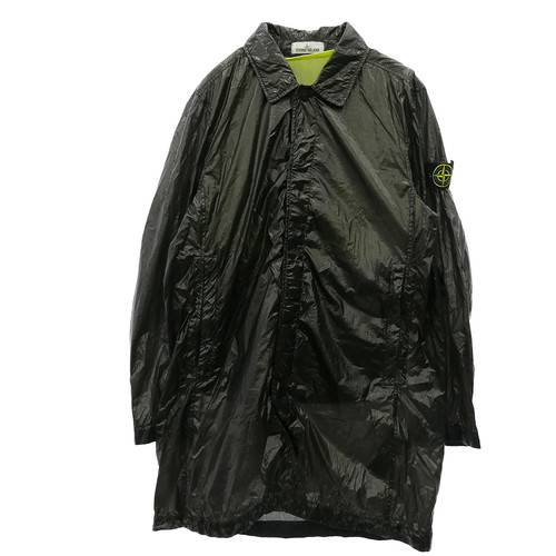 Stone island trench coat nero - island,